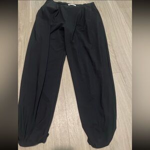 Wide-Leg Black Women's Trousers